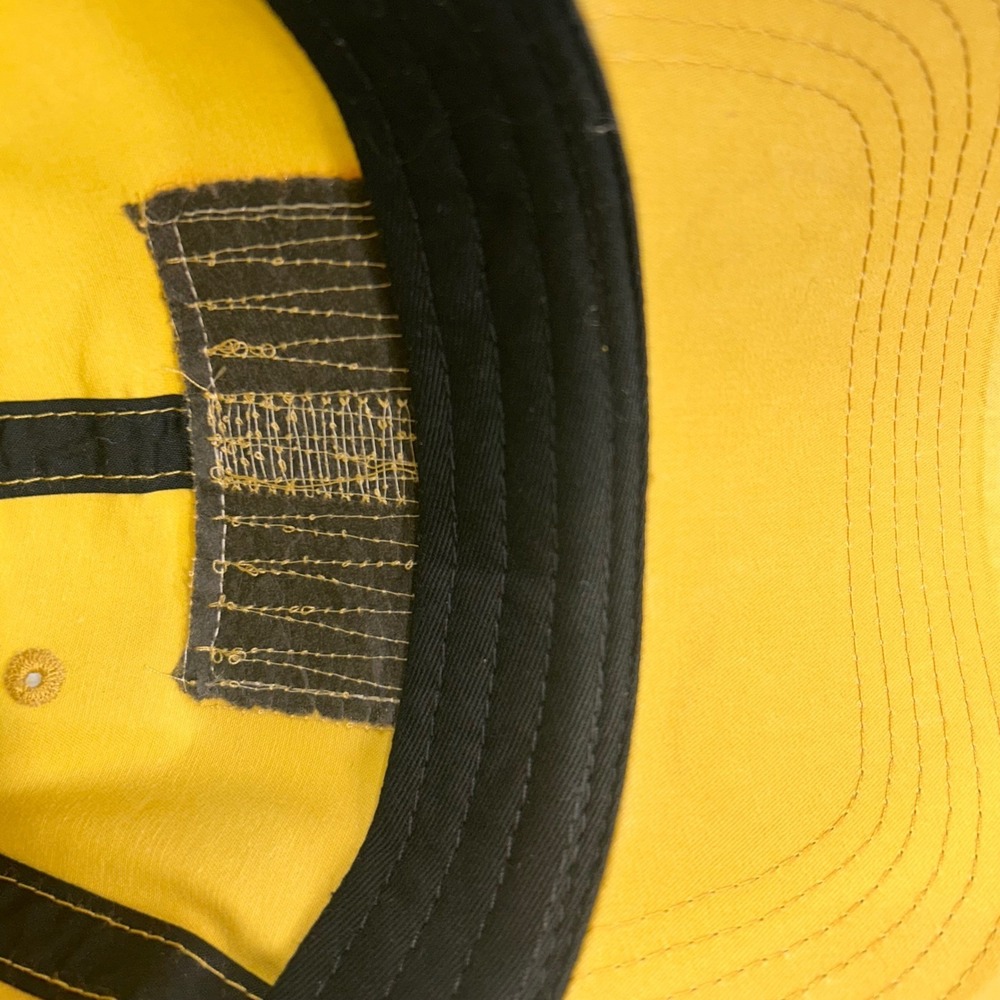 Folly Beach Surfing The Washout Mens Yellow Legacy Baseball Hat Patch OSFA - Picture 10 of 12